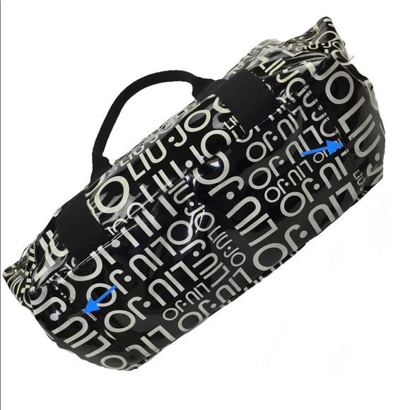Liu Jo Patent Leather Large Signature Travel Tote - Picture 11 of 11